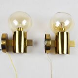 Wall lamps by H. A. Jakobsson, Sweden, 1960s