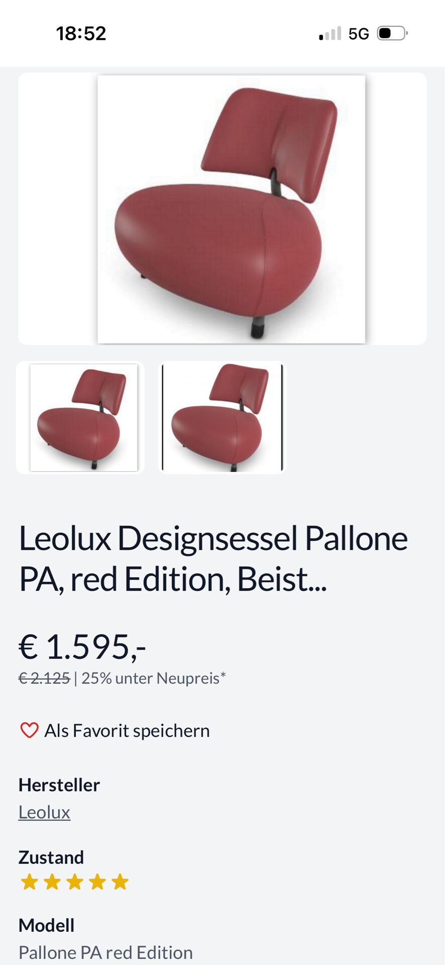Leolux armchair