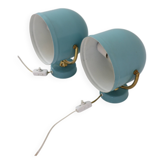 Rare pair of wall sconces, 1950, Scandinavian