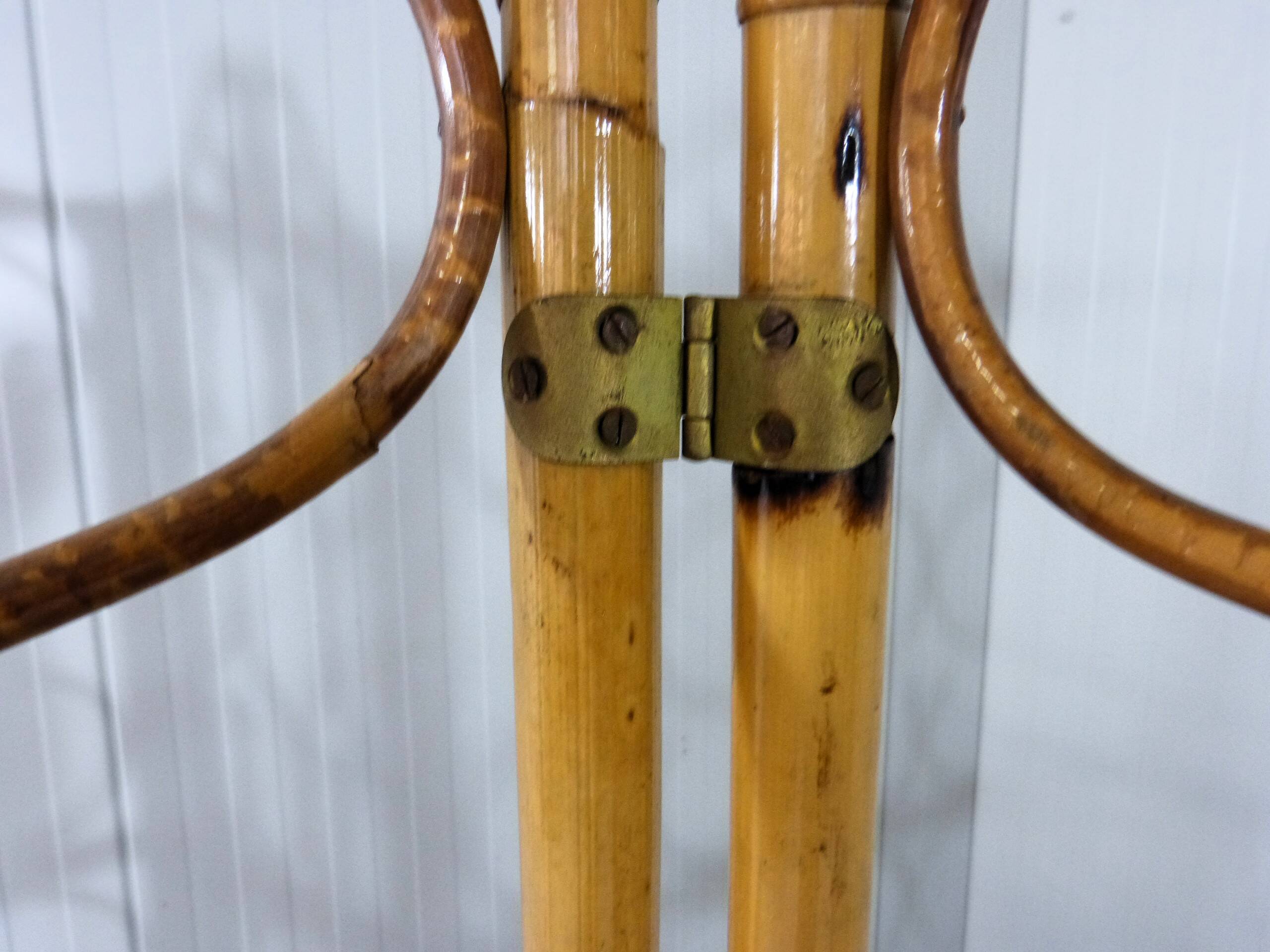 Ratan roomdivider folding screen Italy 1960’s