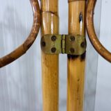 Ratan roomdivider folding screen Italy 1960’s