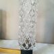 50s brass and glass chandelier