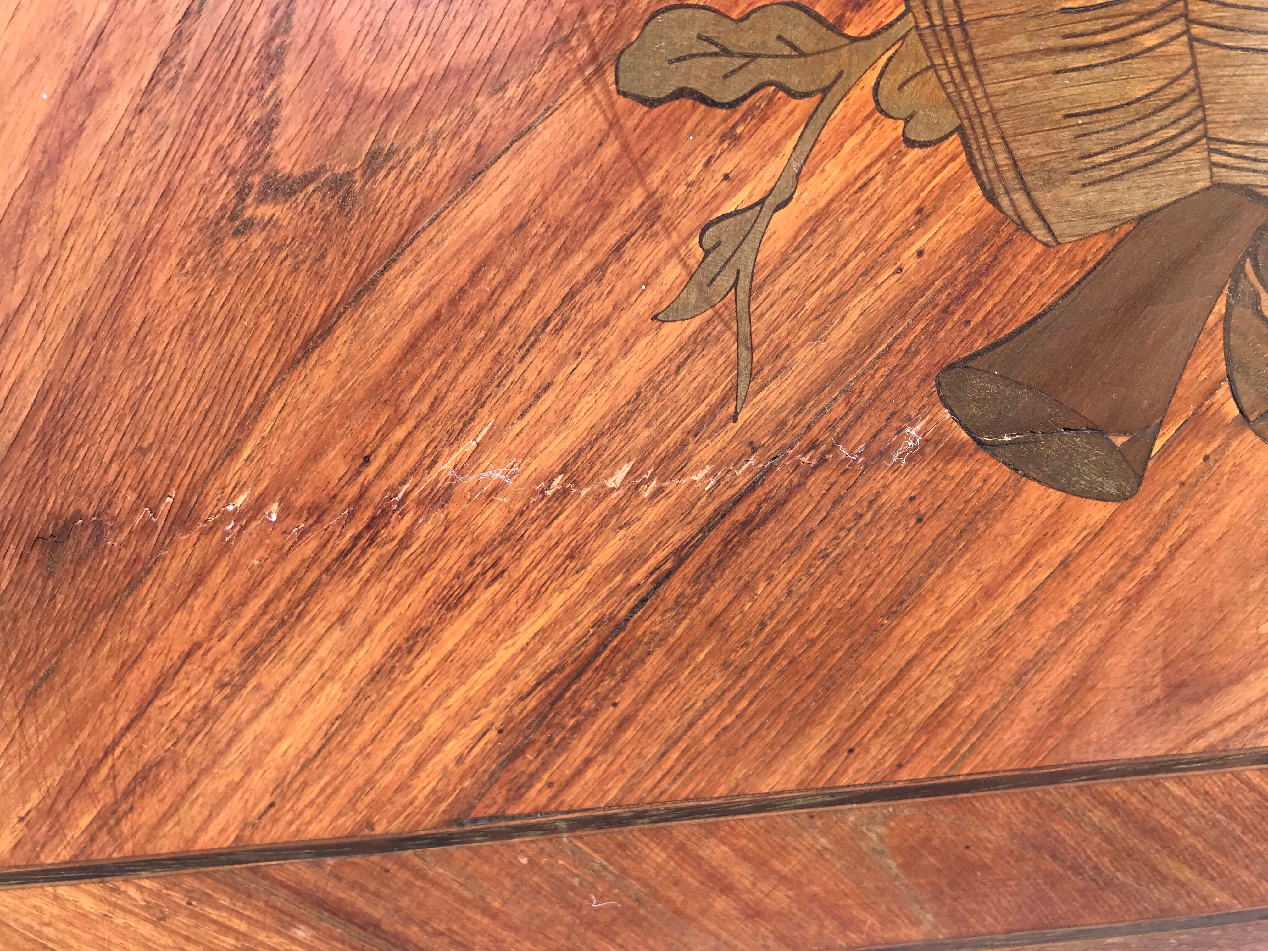 Secretary xviii stamped in louis xvi transition style