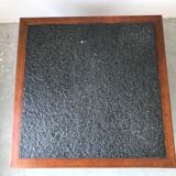 Table basse carrée en granit, circa 1980
