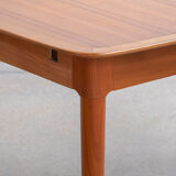 Scandinavian vintage extendable table double extension 1960