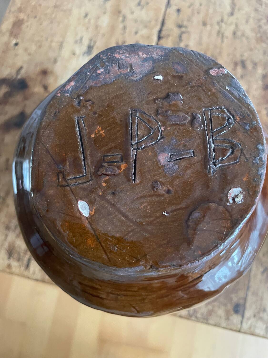 Jug, ceramic carafe glaze, JLB