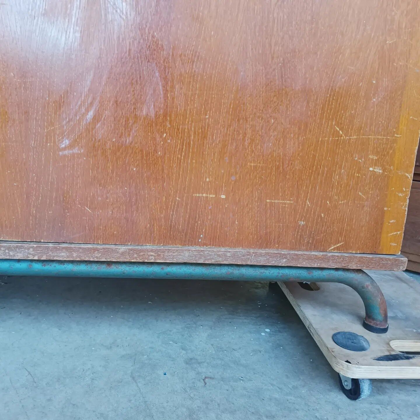 Vintage school cabinet