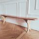 Renovated antique bench, late 19th - early 20th century