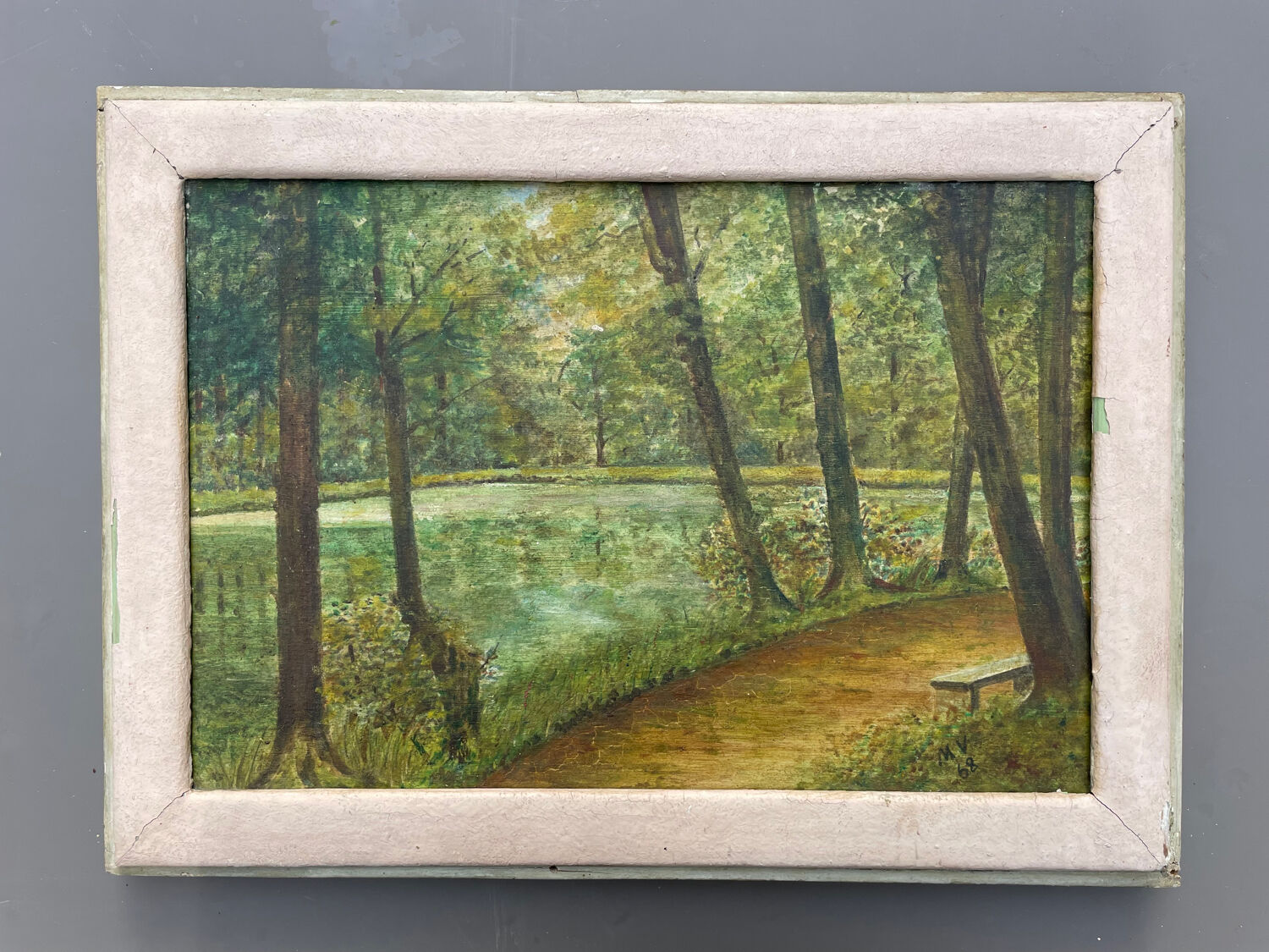 20th century forest landscape painting