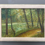 20th century forest landscape painting
