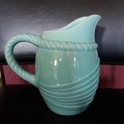 Poet Laval light blue slip pitcher