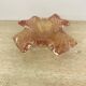 Mid century Murano glass pink bowl , 1970s
