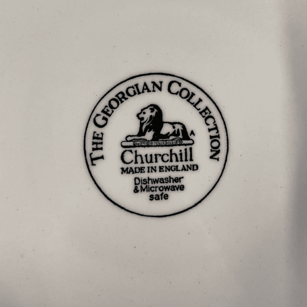6 assiettes the Georgian collection Churchill - lot de 6 unités
