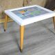 Table basse vintage mosaïque design scandinave 1960
