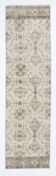 2x9 Floral Vintage Runner Rug, 75x273Cm
