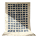Tapis moderne motif quadrillage en laine 2COULEUR 250CMX150CM