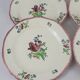 6 Gien earthenware dinner plates, Lorraine pattern