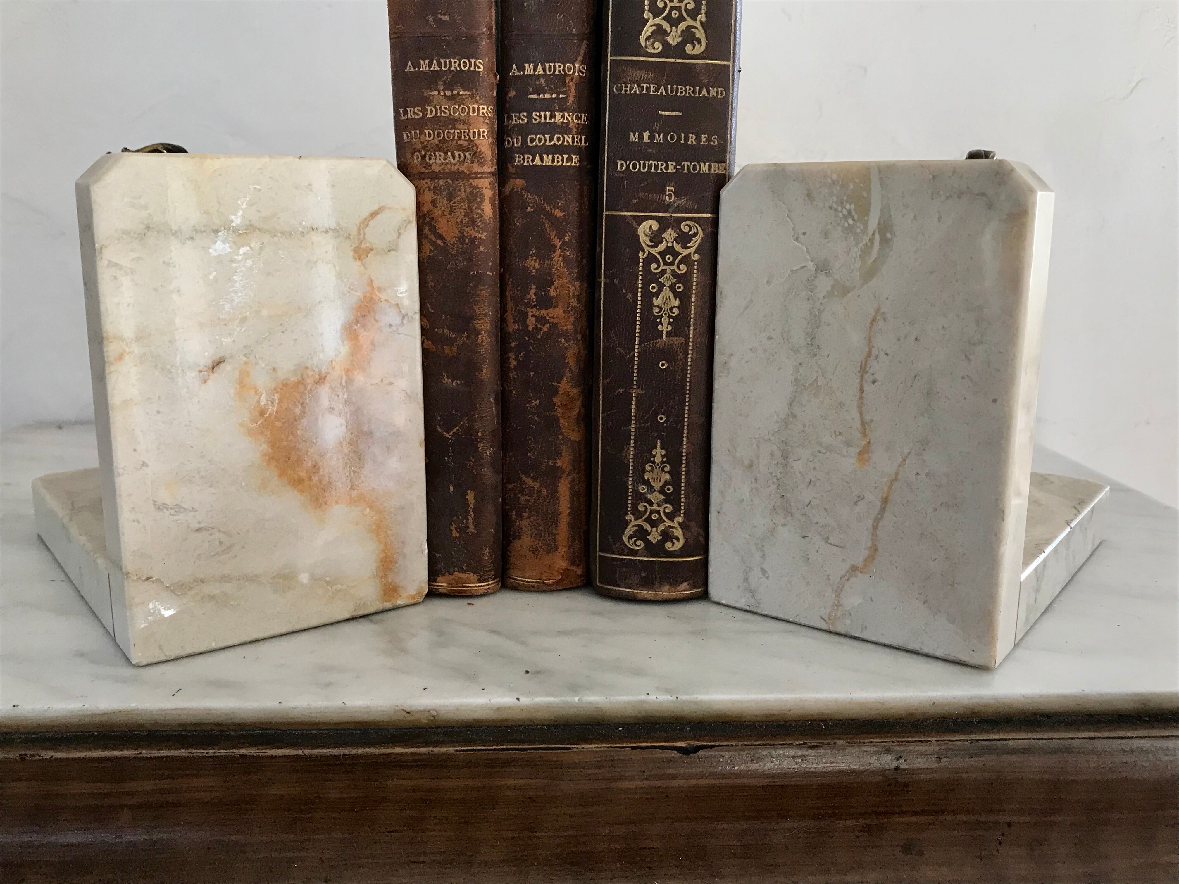 Art deco heron bookends