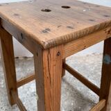 Wooden workshop stool