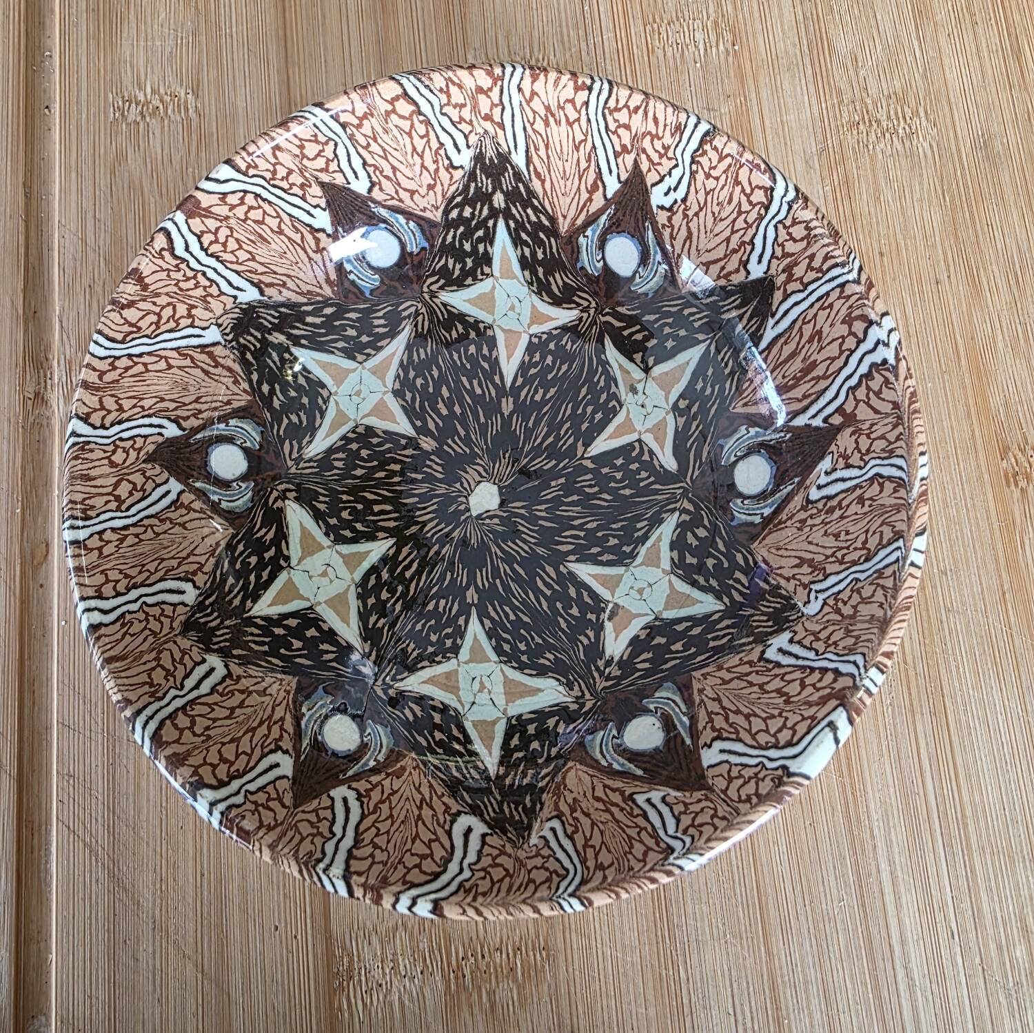 Rare Lot 3 Bowls GERBINO Vallauris – Mixed Earth Mosaic