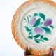 Set of 4 Sarreguemines earthenware plates, early 20th century