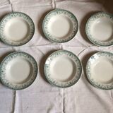 6 Terre de Fer soup plates