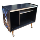Vinyl storage unit on wheels