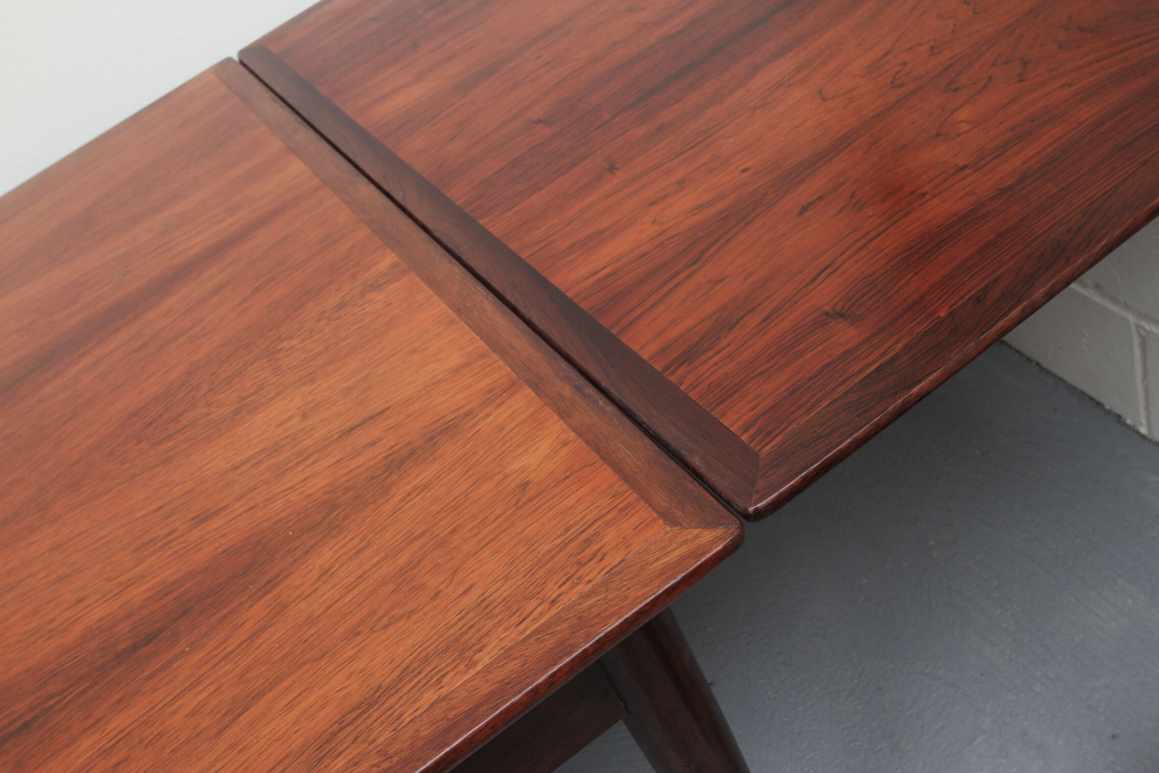 1960s extendible dining table XL in rosewood
