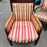 Antique Empire-style salon, 3 pieces. Original upholstery.