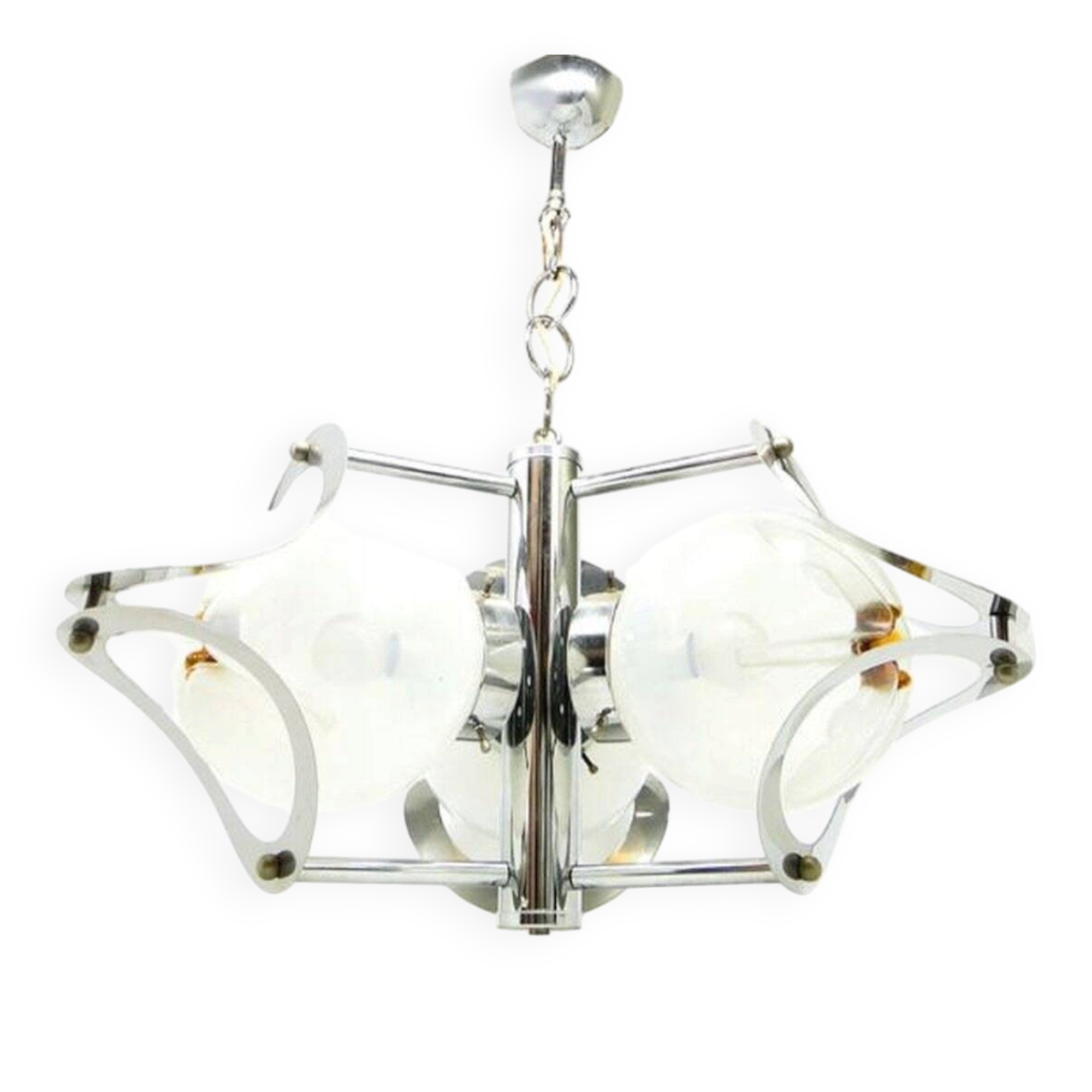 Mid-century Mazzega chandelier by Murano, Italy, 1970s