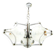 Mid-century Mazzega chandelier by Murano, Italy, 1970s