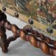 Antique armchair in walnut with tapestry upholstery, UK 17th century