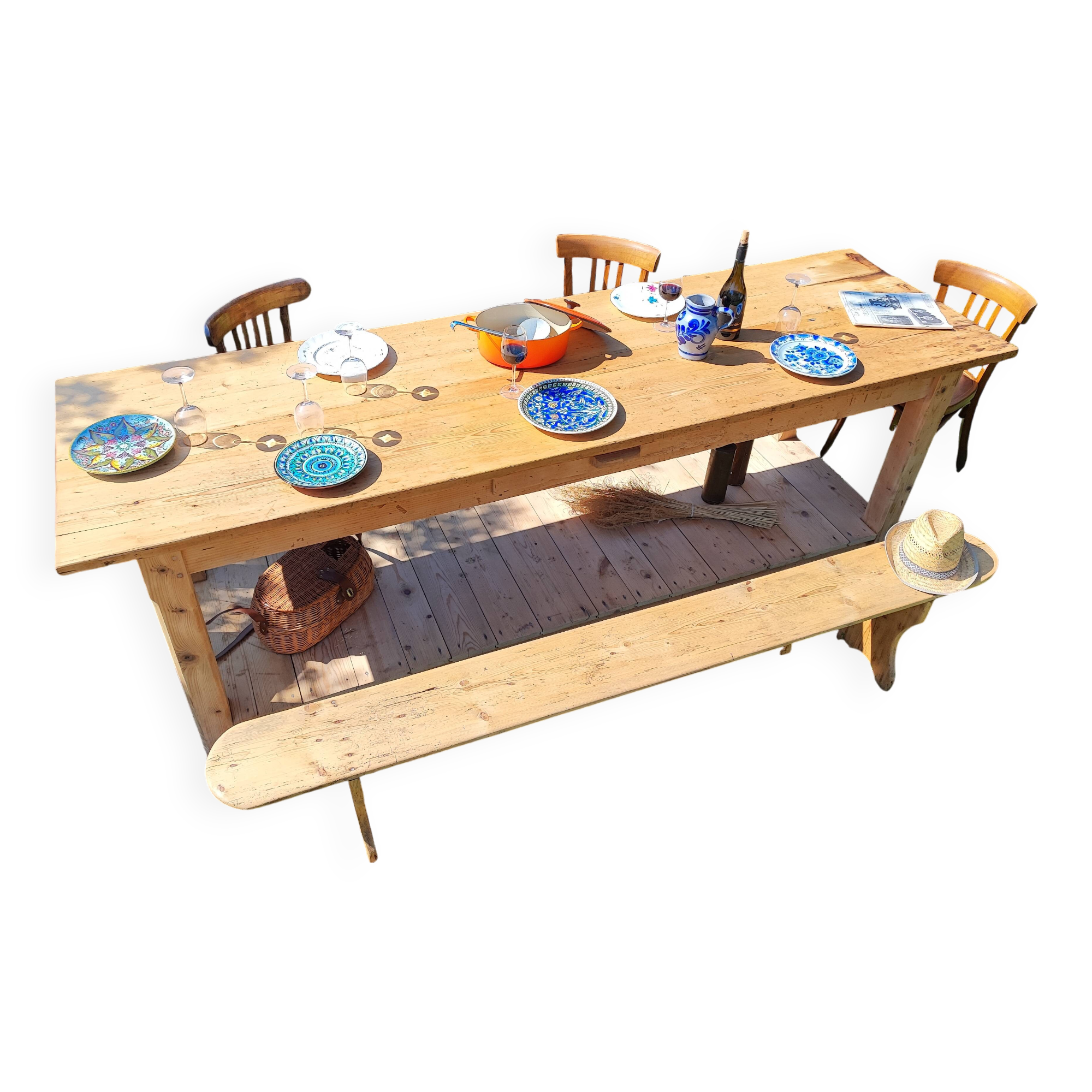 Old draper's table