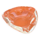 1970s Ashtray "hand" Transparent glass France Reims