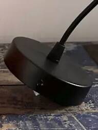 Seventies opaline pendant light