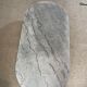 Coffee table marble gray steel foot