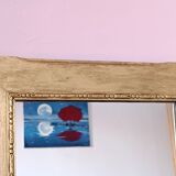 Art Deco rectangular gold mirror
