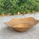 Vintage woven rattan pendant lampshade – Flower/wavy shape