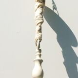 Small patinated dutch chandelier shabby chic 54 x 59 cm