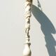 Small patinated dutch chandelier shabby chic 54 x 59 cm