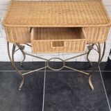 Rattan dressing table
