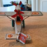 Avion en fer blanc de collection vintage