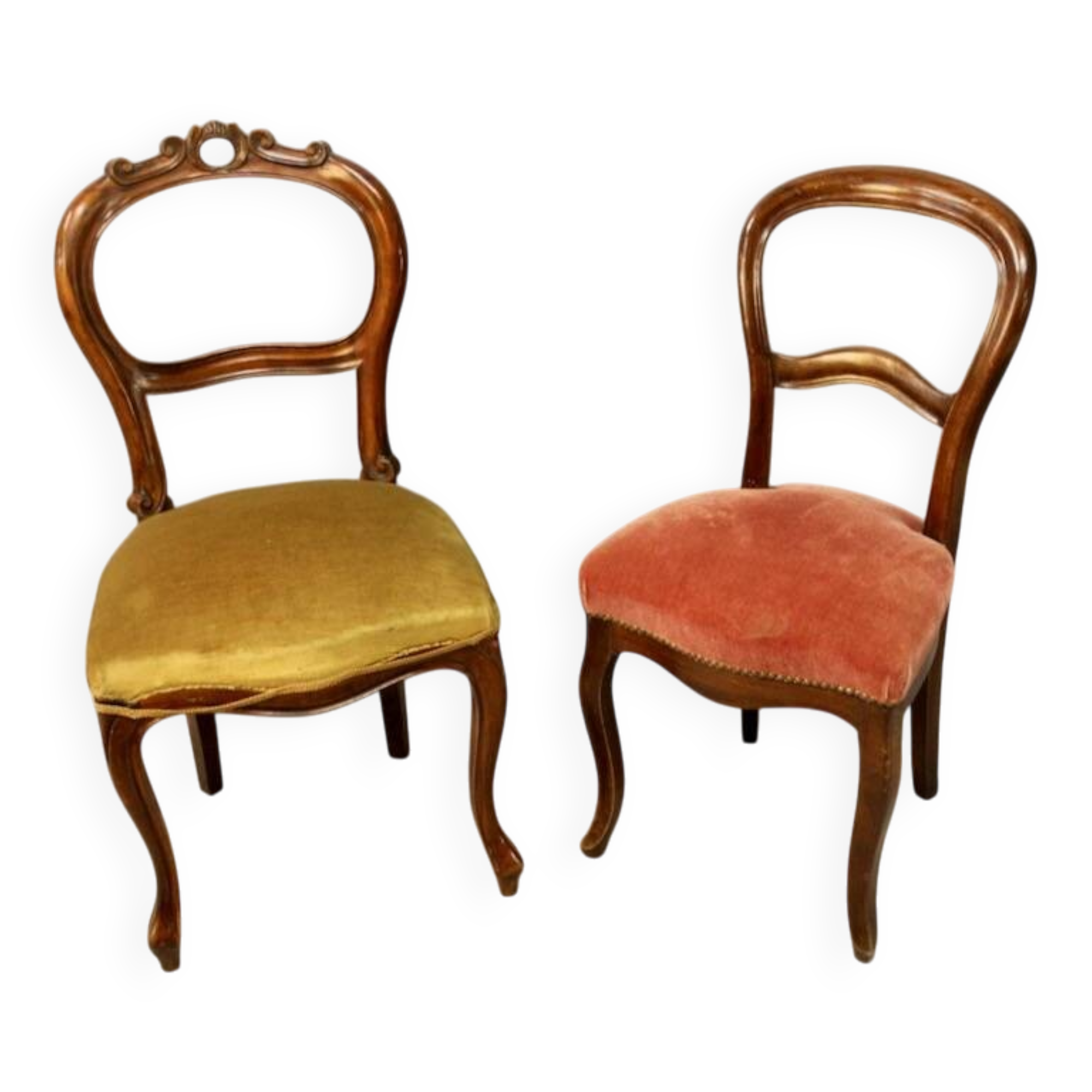 Set of two 19th century living room chairs