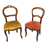 Set of two 19th century living room chairs
