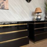 Pair of JC Mahey bedside tables