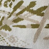 Curly wool design rug