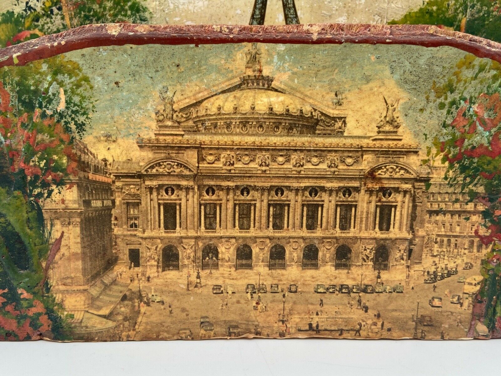 Door mail eiffel tower monuments of paris early xxth painting
