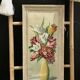 Tableau ancien bouquet de tulipes