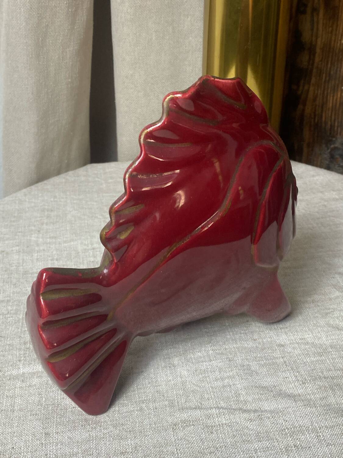 Earthenware fish, Art Deco by Géo Condé