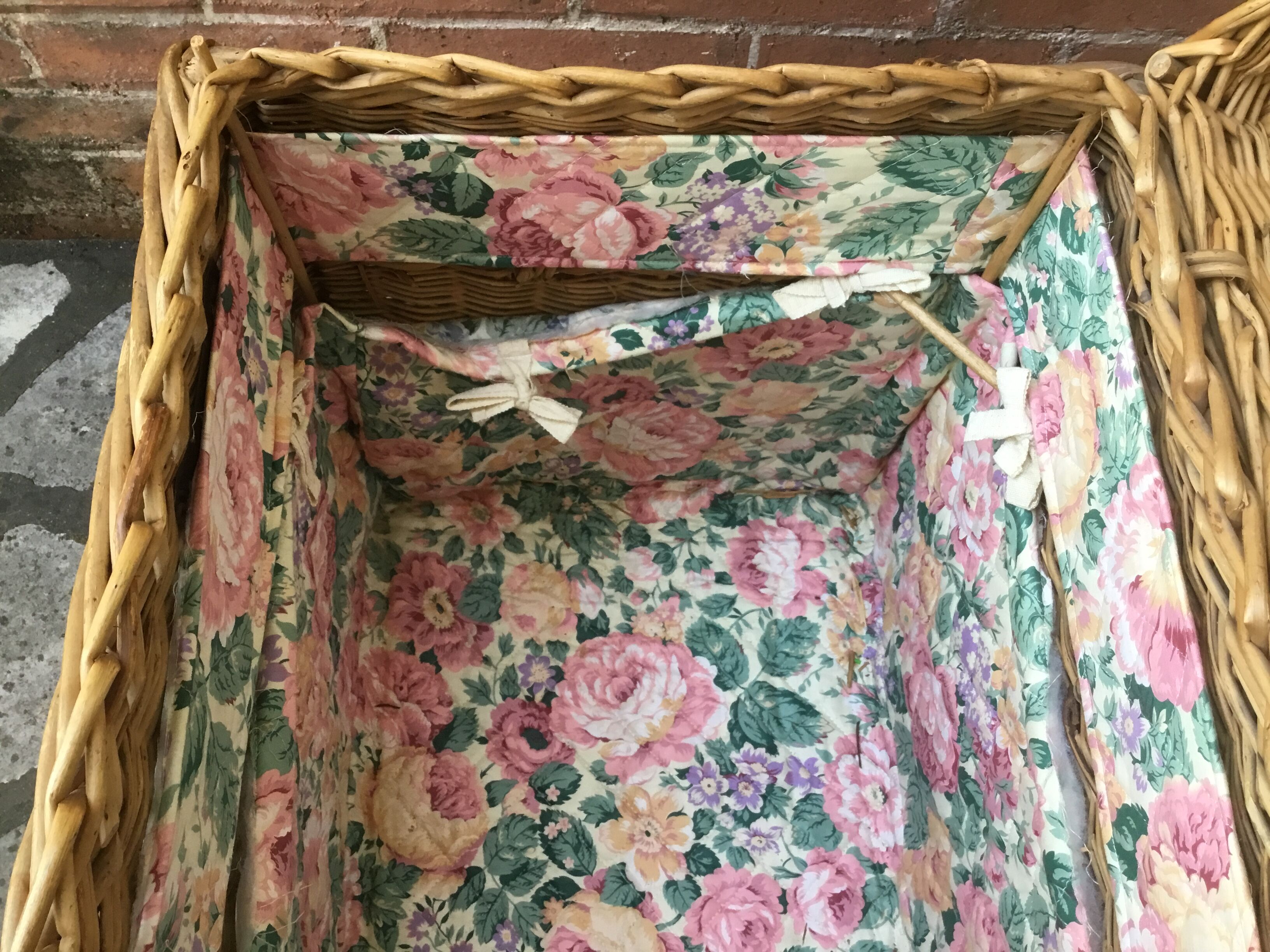 Ancient wicker trunk